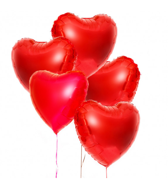 Livraison bouquet de ballons coeur rouge - Cadeau Ballon Surprise