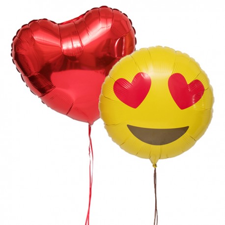 Bonne Saint-valentin. Ballons D'amour Illustrés Avec De Belles Formes. La  Beauté D'un Ballon D'amour