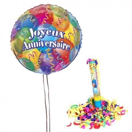 Ballon Et Confettis Livraison Cadeau Anniversaire Ballon Suprise