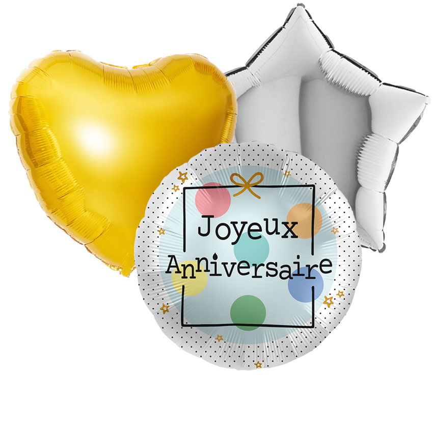 Bouquet de chocolat Joyeux Anniversaire